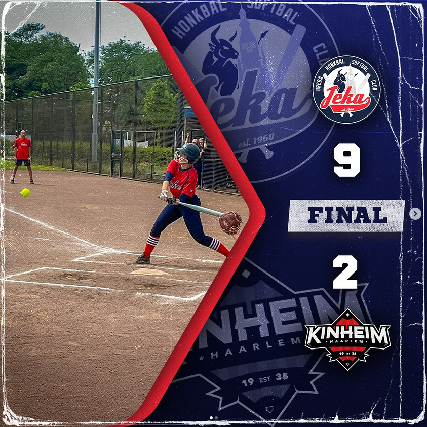 De wedstrijden van het afgelopen weekend zitten erop voor de dames!  1 Win ✅ 1 Lose ❌